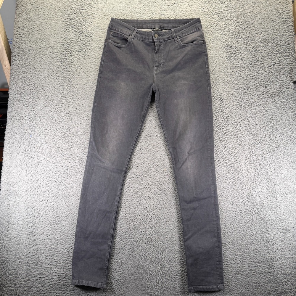 Asos Jeans Men's 34x34 Gray Cotton Denim Skinny Faded Travel Workwear Stretch